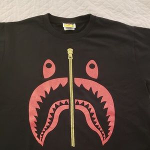 Bape Glitter Shark Tee